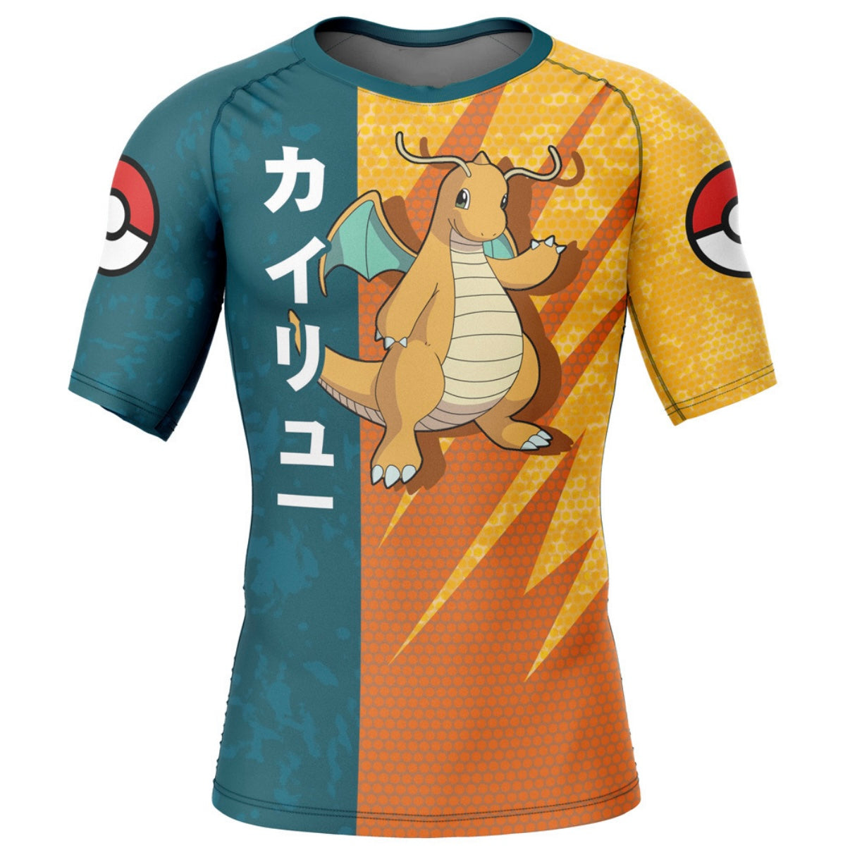Pokemon Dragonite Premium Short Sleeve Rash Guard