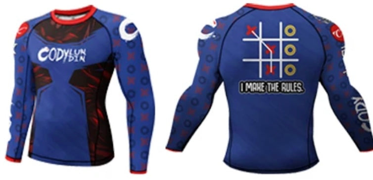 Noughts & Crosses Premium BJJ / MMA Rash Guard - LONG & SHORT SLEEVE VARIATIONS