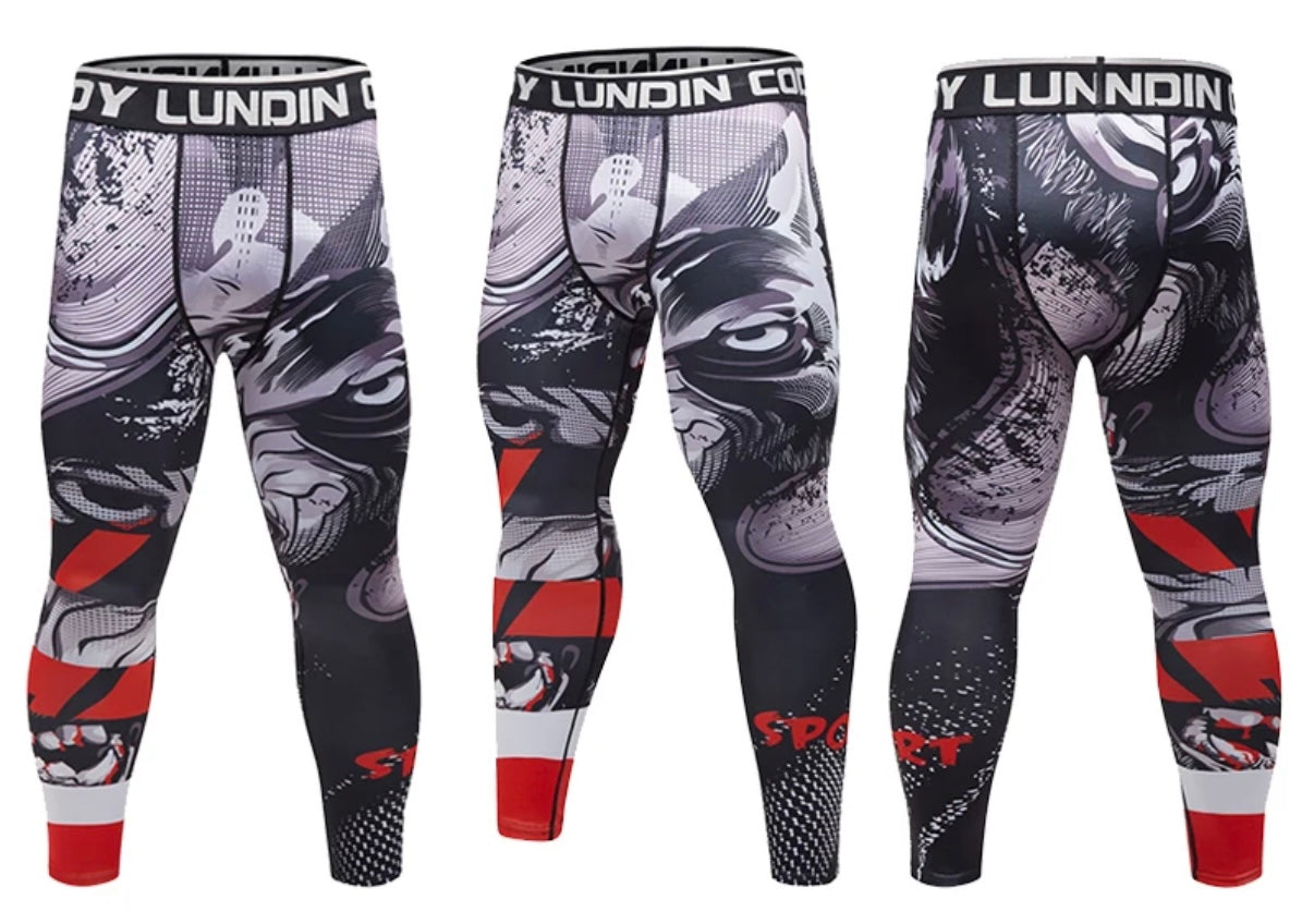 Werewolf Premium BJJ No Gi / MMA Set. Rash Guard, Shorts & Spats