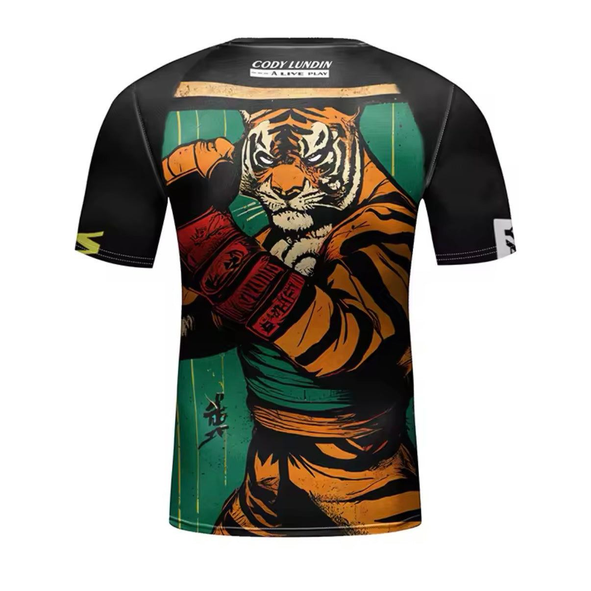 Fighting Tiger Premium BJJ / MMA Rash Guard - LONG & SHORT SLEEVE VARIATIONS