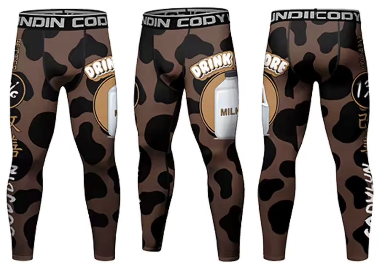 Milk Premium BJJ No Gi / MMA Set. Rash Guard, Shorts & Spats
