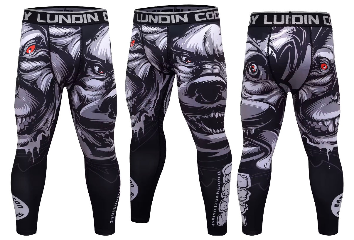 Dog Premium BJJ No Gi / MMA Set. Rash Guard, Shorts & Spats