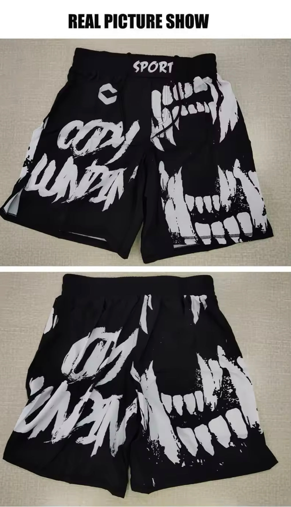 Wild Canines Premium BJJ No Gi / MMA Set. Rash Guard, Shorts & Spats