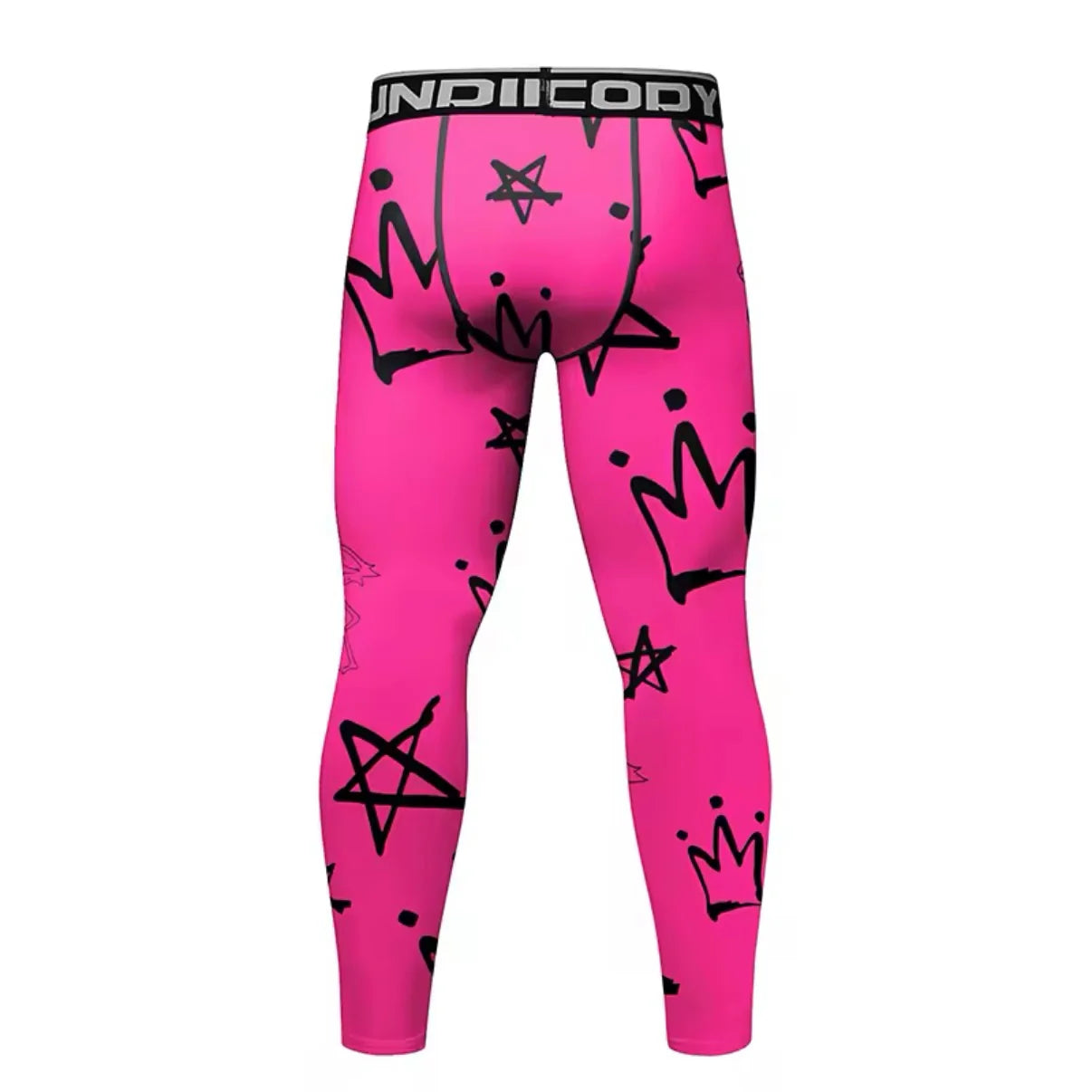 Pink Flamingo Premium Compression Spats for BJJ, MMA, Wrestling, CrossFit, Yoga, Running, Cycling, and More