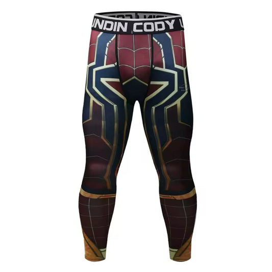 Spider-Man Premium Compression Spats For BJJ, MMA, Wrestling, CrossFit, Yoga, Running, Cycling, and More