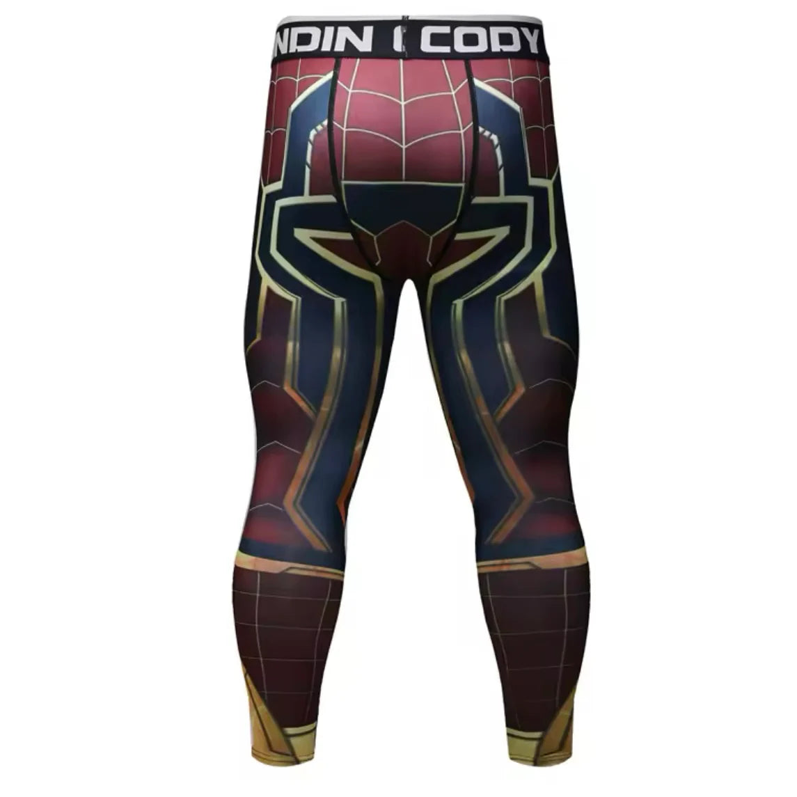 Spider-Man Premium Compression Spats For BJJ, MMA, Wrestling, CrossFit, Yoga, Running, Cycling, and More