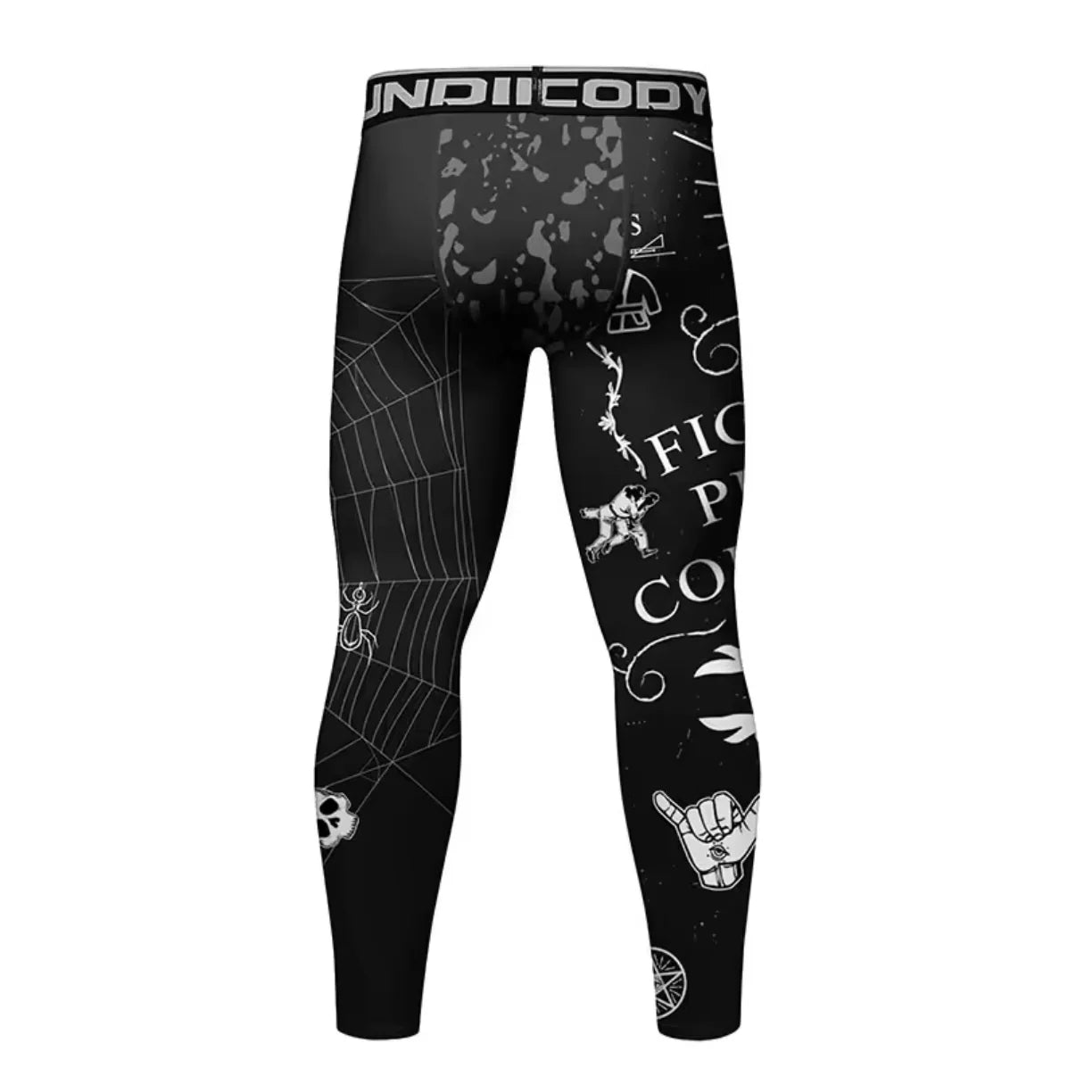 Ouija Premium Compression Spats for BJJ, MMA, Wrestling, CrossFit, Yoga, Running, Cycling, and More