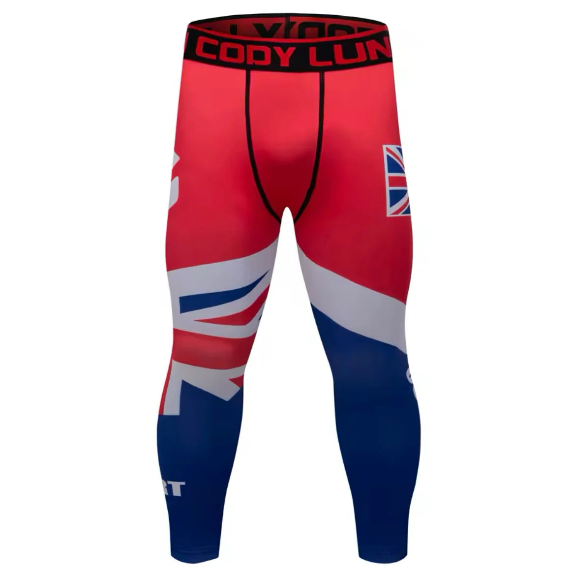 UK Union Jack Premium Compression Spats For BJJ, MMA, Wrestling, CrossFit, Yoga, Running, Cycling, and More