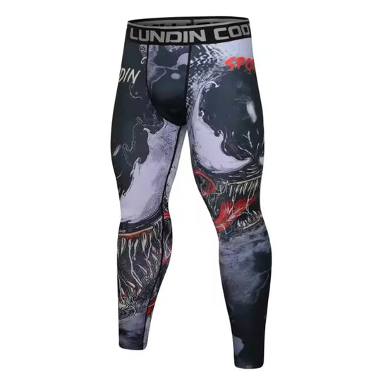 Venom Roller Premium Compression Spats For BJJ, MMA, Wrestling, CrossFit, Yoga, Running, Cycling, and More