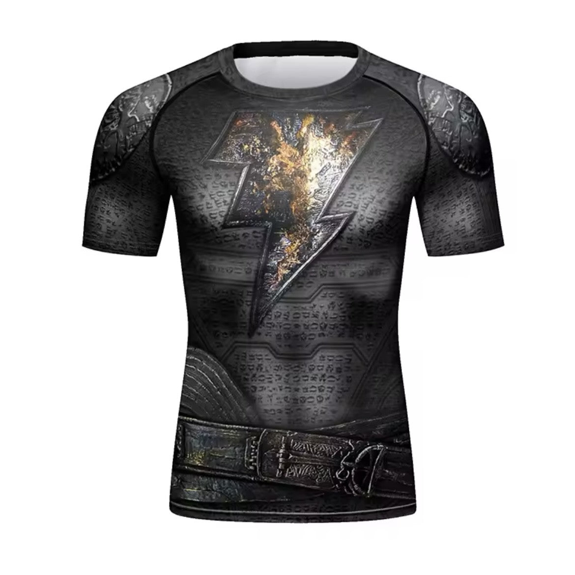 Black Flash Premium BJJ No Gi / MMA Set. Rash Guard, Shorts & Spats